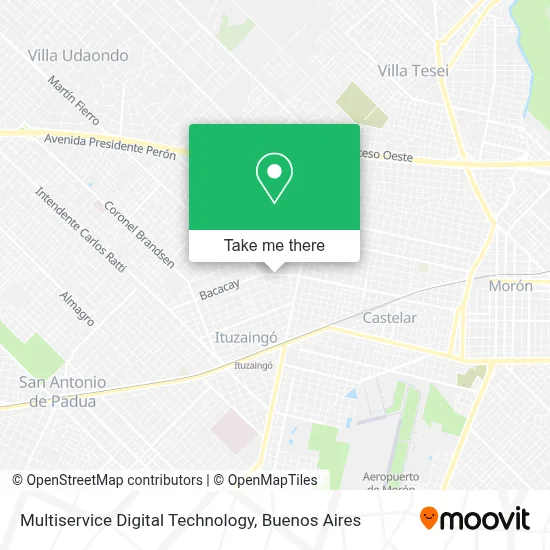 Multiservice Digital Technology map