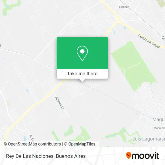 Rey De Las Naciones map