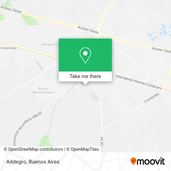 Addegro map