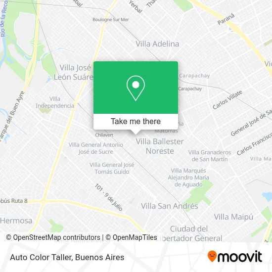 Auto Color Taller map