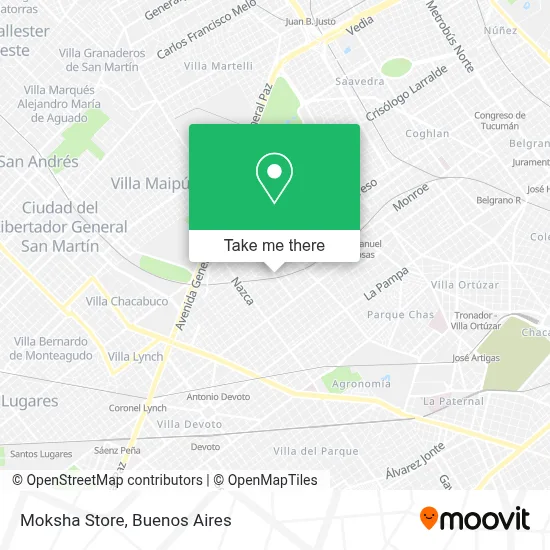 Moksha Store map