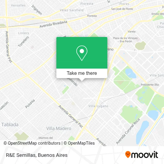 R&E Semillas map