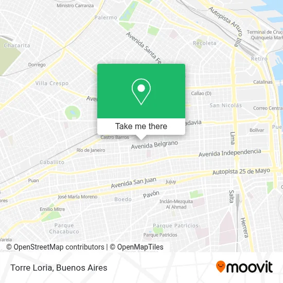 Torre Loria map