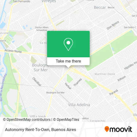Autonomy Rent-To-Own map
