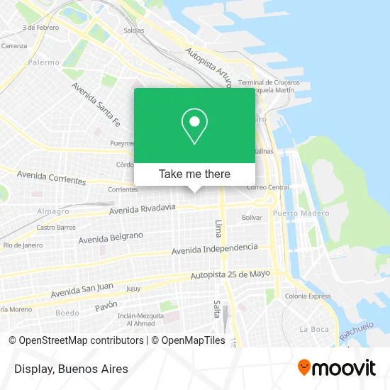 Display map