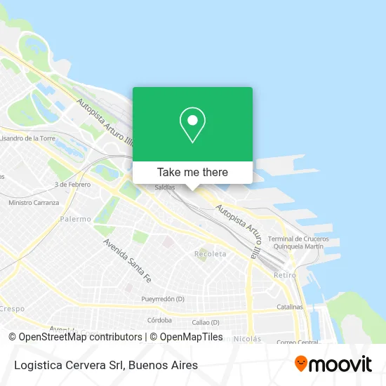Logistica Cervera Srl map