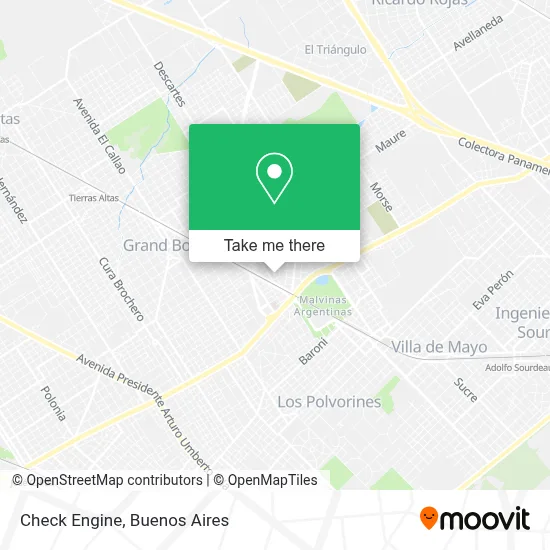Check Engine map