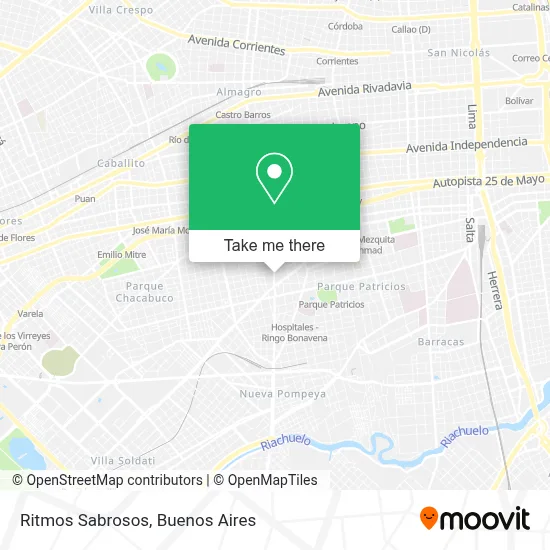 Ritmos Sabrosos map