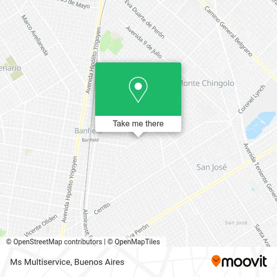Ms Multiservice map