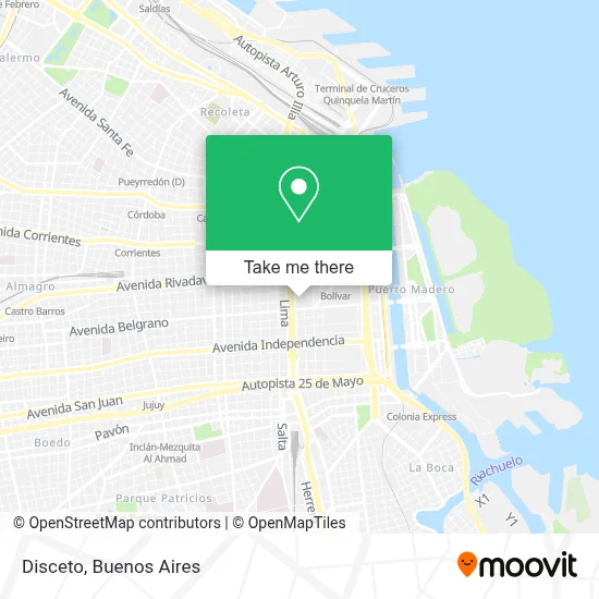 Disceto map
