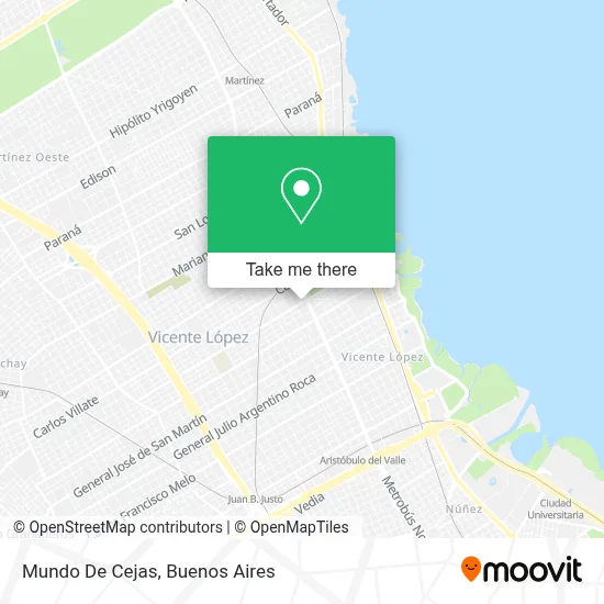 Mundo De Cejas map