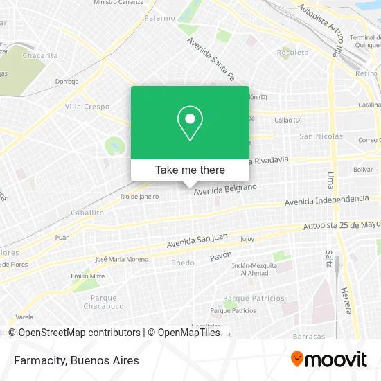 Farmacity map