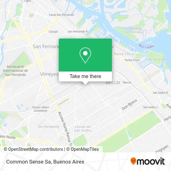 Common Sense Sa map