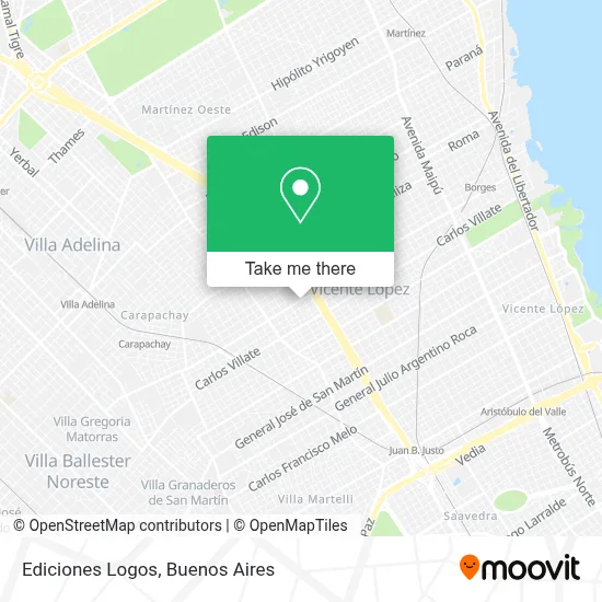 Ediciones Logos map
