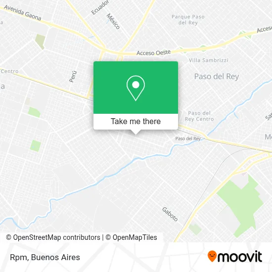 Rpm map