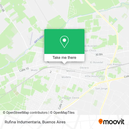 Rufina Indumentaria map