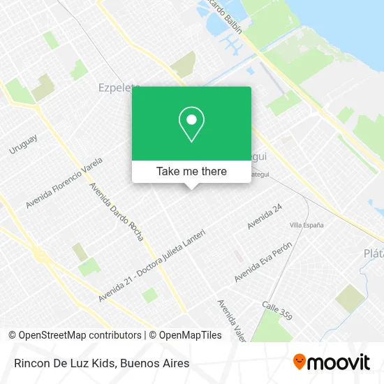 Rincon De Luz Kids map