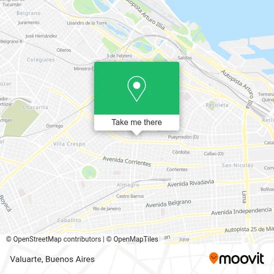 Valuarte map