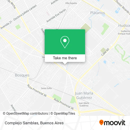 Complejo Samblas map