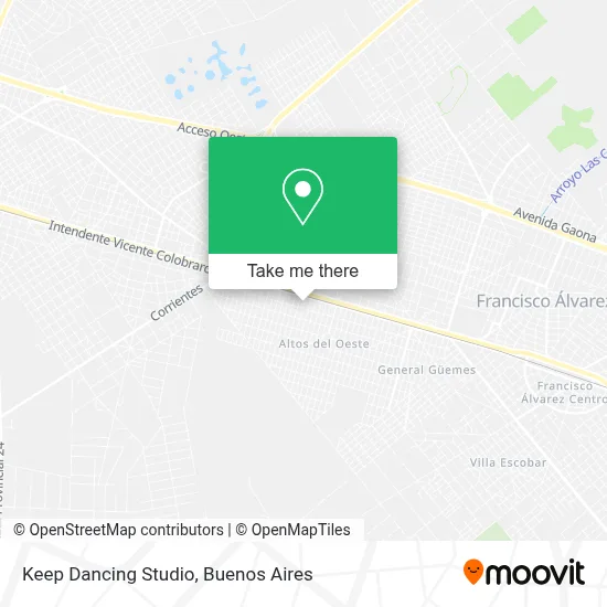 Keep Dancing Studio map