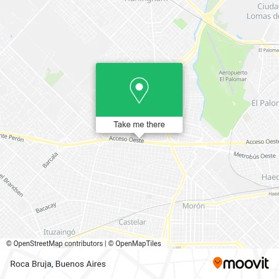 Roca Bruja map