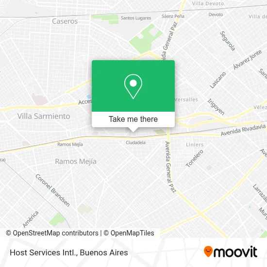 Host Services Intl. map