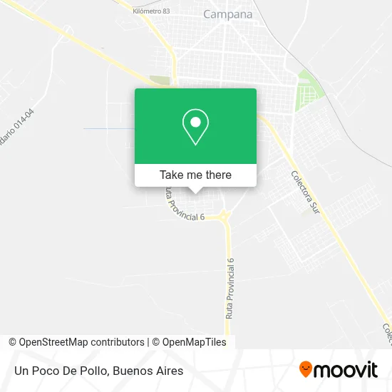 Un Poco De Pollo map