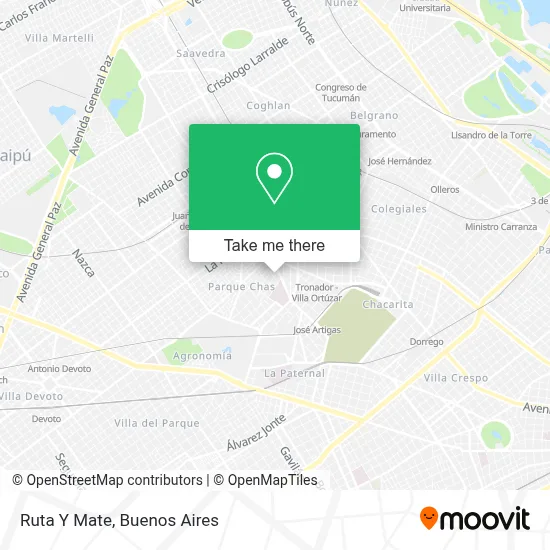 Ruta Y Mate map