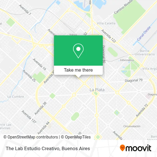 The Lab Estudio Creativo map
