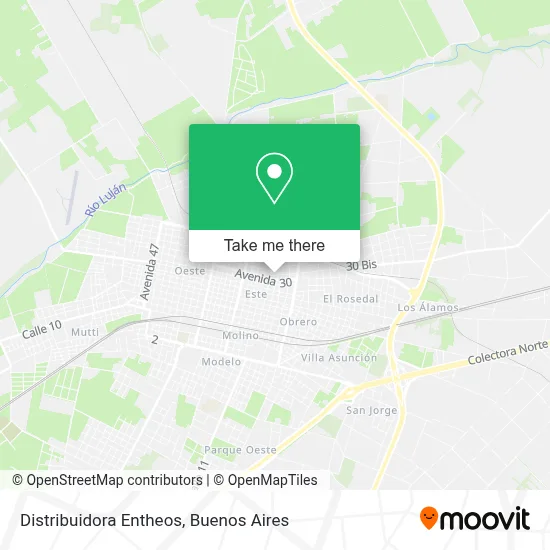 Distribuidora Entheos map