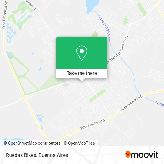 Ruedas Bikes map