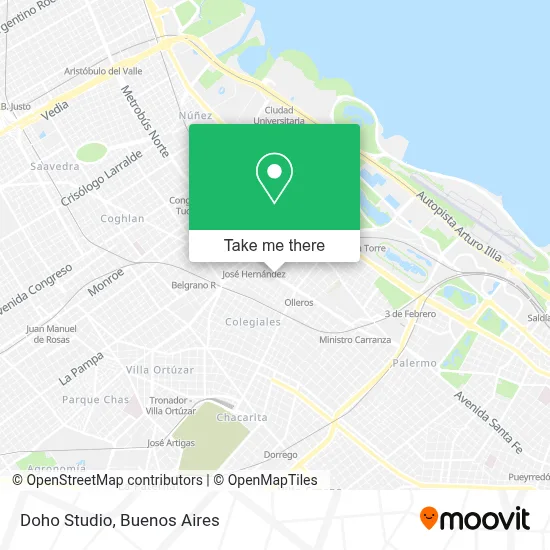 Doho Studio map