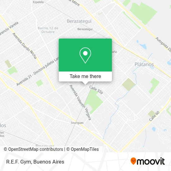 R.E.F. Gym map