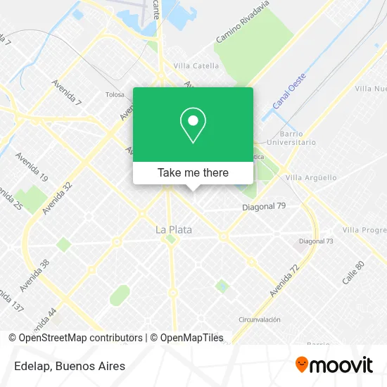 Edelap map
