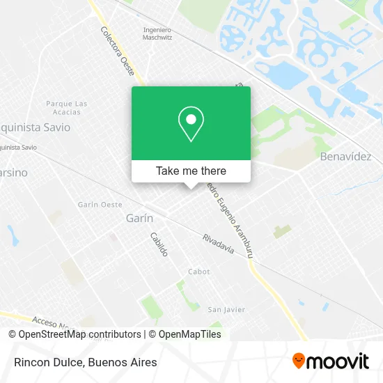 Rincon Dulce map