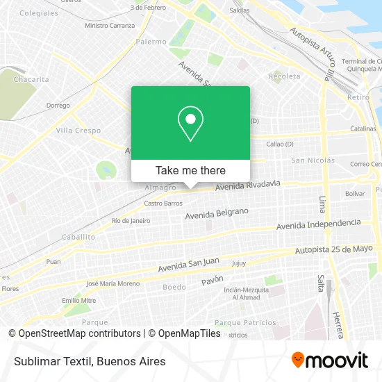 Sublimar Textil map