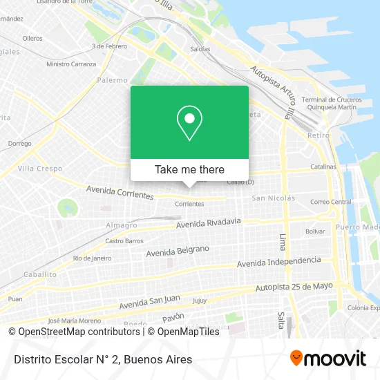 Distrito Escolar N° 2 map