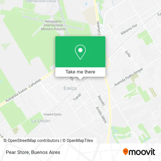 Pear Store map