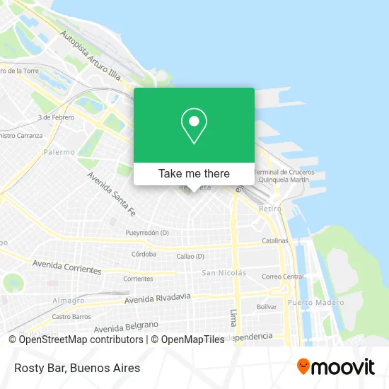 Rosty Bar map