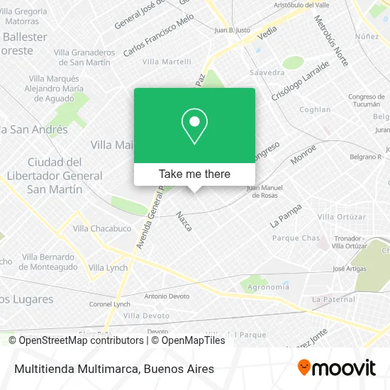 Multitienda Multimarca map
