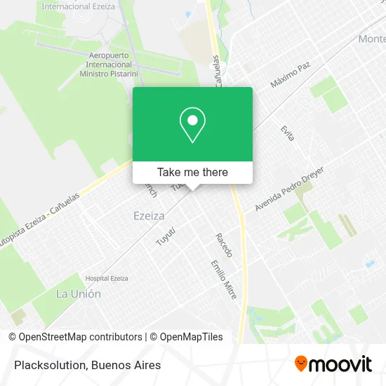 Placksolution map