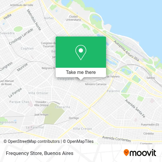 Frequency Store map