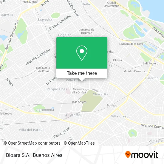 Bioars S.A. map