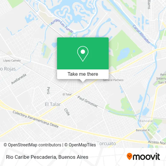 Rio Caribe Pescaderia map