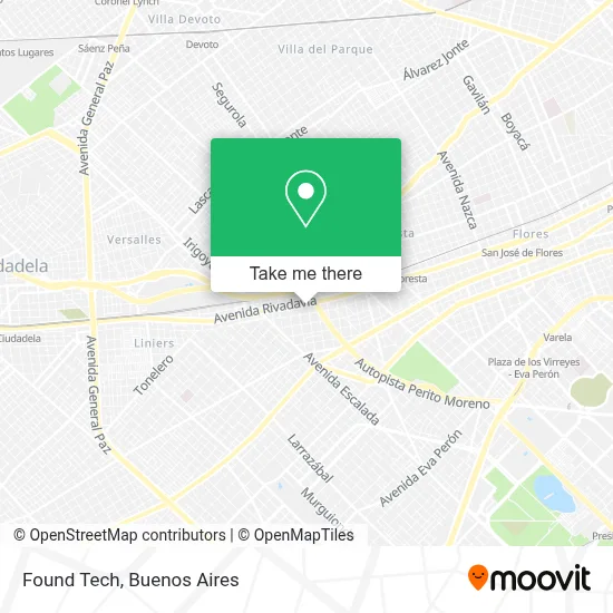 Found Tech map