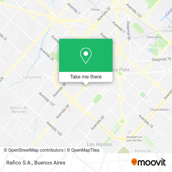 Rafico S.A. map