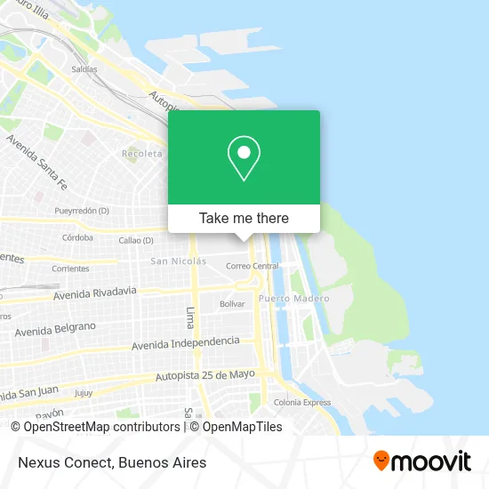 Nexus Conect map