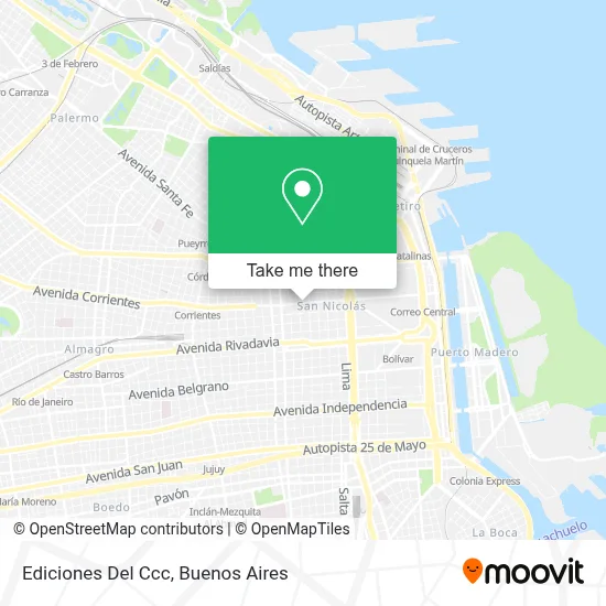 Ediciones Del Ccc map