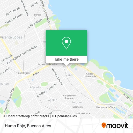 Humo Rojo map
