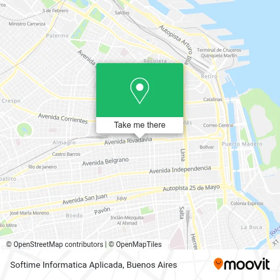 Softime Informatica Aplicada map